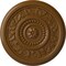 Ekena Millwork Marseille Ceiling Medallion (Fits Canopies up to 4 1/4"), 16 1/8"OD x 5/8"P, Smokey Topaz CM16MASTF - alternate 1